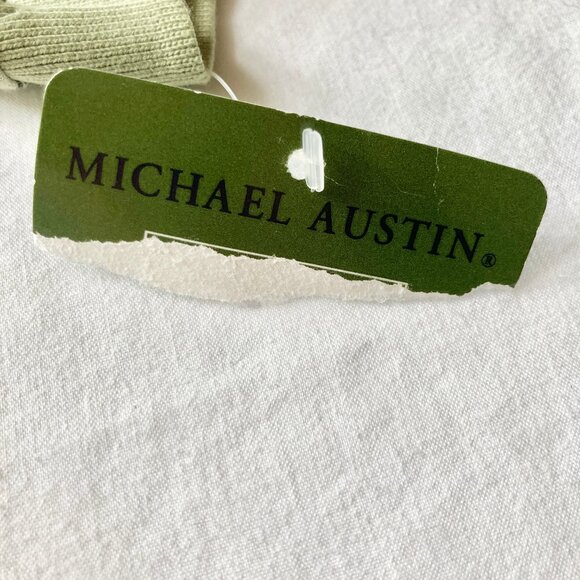 Michael Austin Golf Shirt Mens Size XL Vintage New All Over Print Clubs Flag NWT - Picture 12 of 13